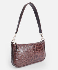 CROC SHOULDER BAG