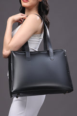 BLACK TOTE BAG