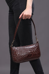 CROC SHOULDER BAG