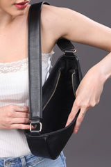 ASYMMETRICAL SHOULDER BAG